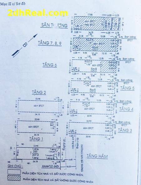 Bán cao ốc văn phòng số 259B Hai Bà Trưng, Phường 6, Quận 3, Tp.HCM