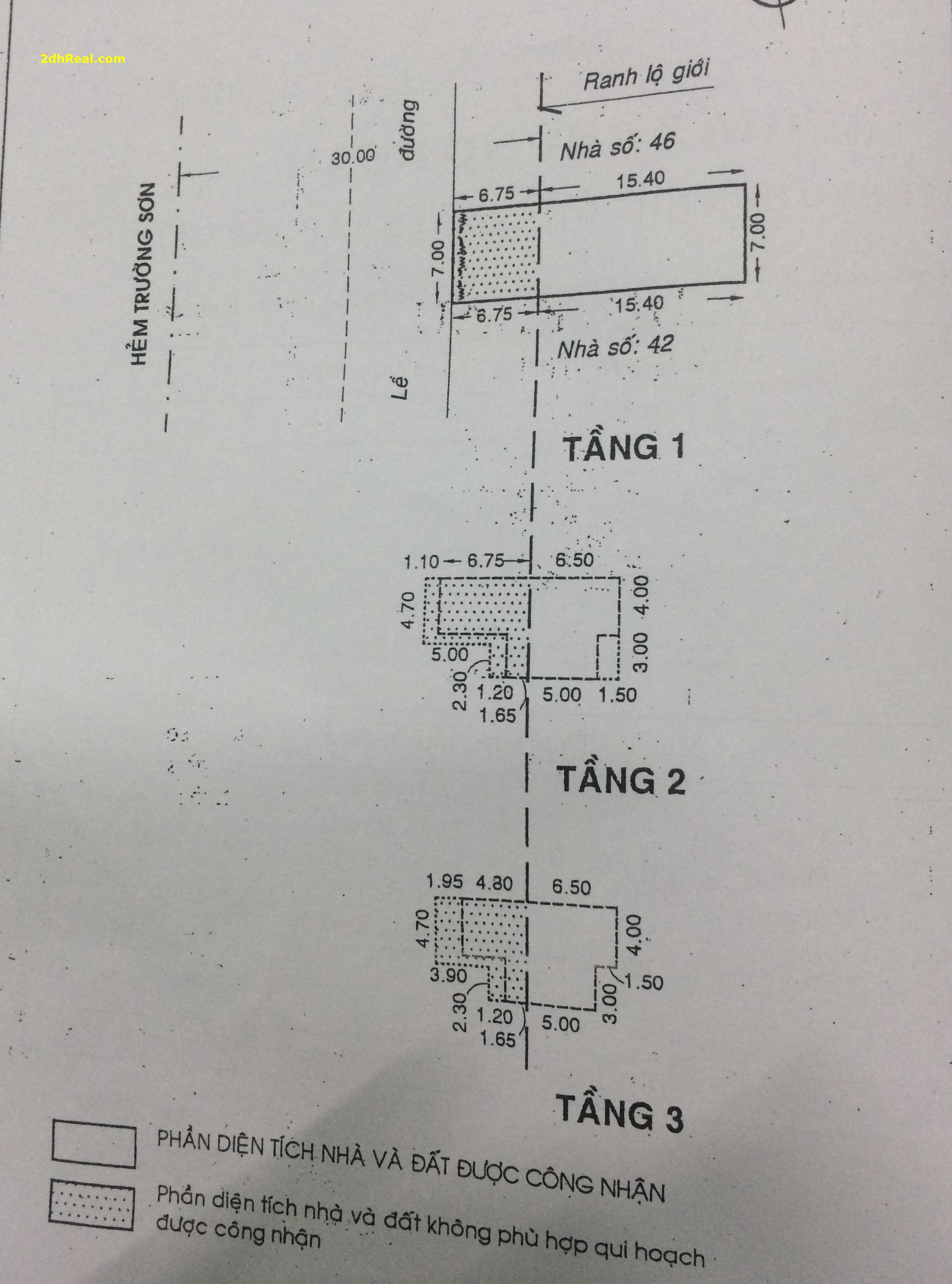 Bán nhà mặt tiền số 44 Trường Sơn, phường 2, quận Tân Bình, Tp.HCM