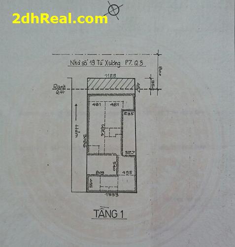 Bán biệt thự số 19 Tú Xương, phường 7, quận 3, Tp.HCM